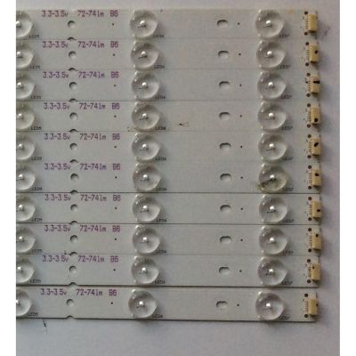 KIT DE LED´S PARA TV (10 PIEZAS) / RCA  3528A / IC-A-KJAB50D354 / PANEL V500HJ1-PE8-12V / MODELO LED50B45BQ W413-LE50B4C-A1003 / LED50B45RQ - Imagen 2